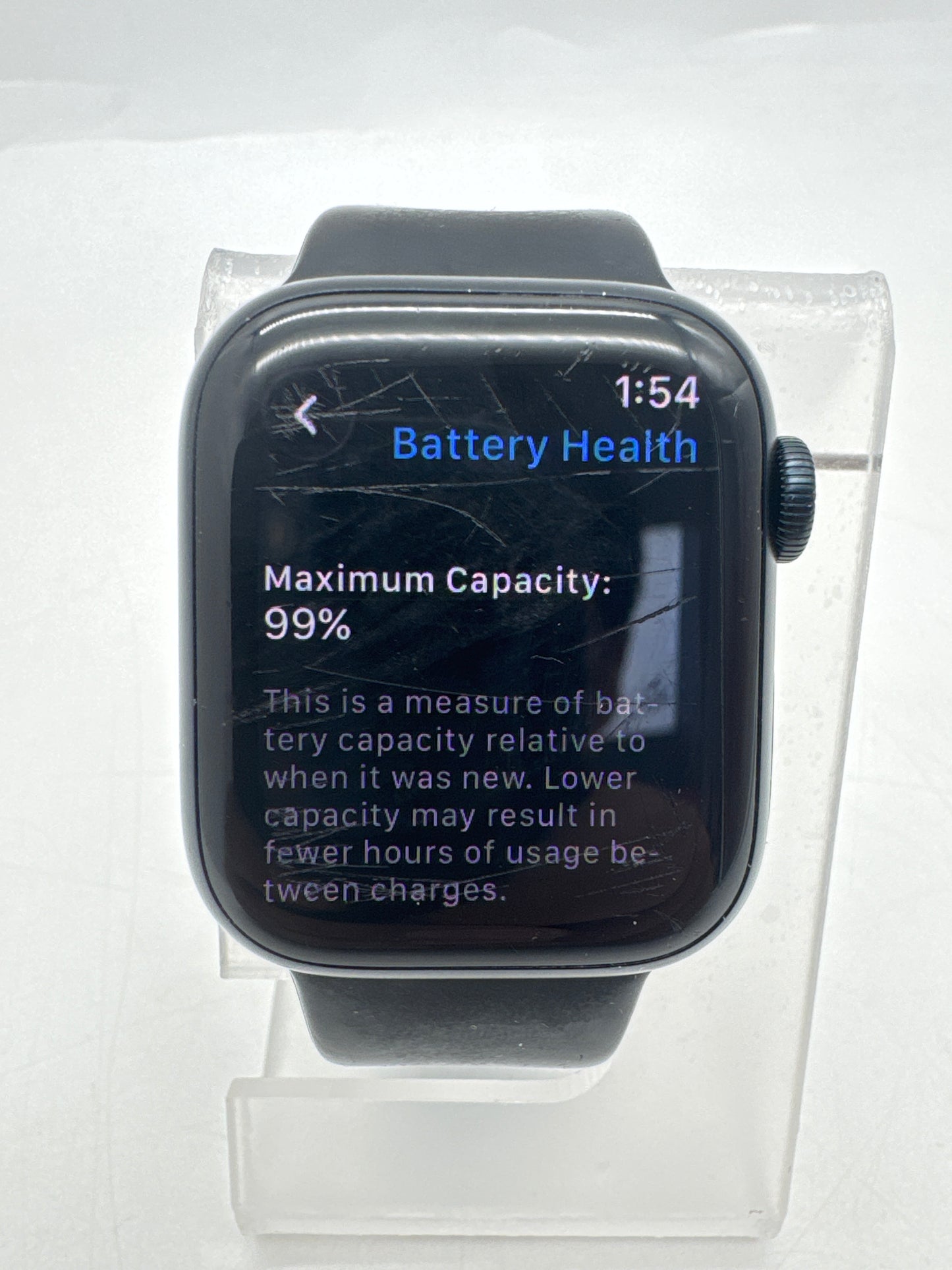 Apple Watch Series 7 A2473 GPS 41mm 32GB Midnight w/ Nike Sport Band