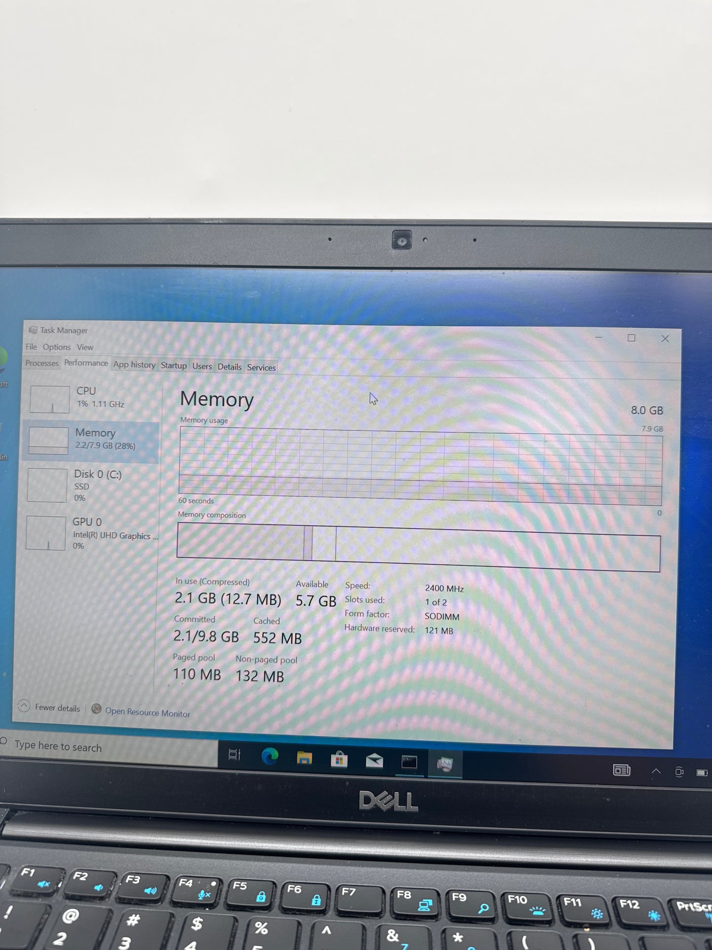 Dell Latitude 7490 14-inch Core i5-8350U 1.9Ghz 8GB RAM 256GB Black