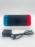 Nintendo Switch OLED HEG-001 Console 64GB Neon Red/Blue w/ OEM Charger image 1