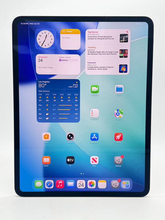 Apple iPad Pro 13" M5 A3361 256GB WiFi+Cellular Unlocked Space Black Used