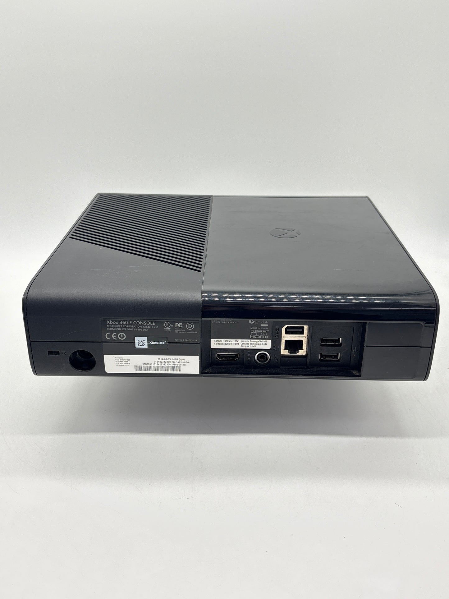Microsoft Xbox 360 E Model 1538 Video Game Console w/ Power & HDMI Cables