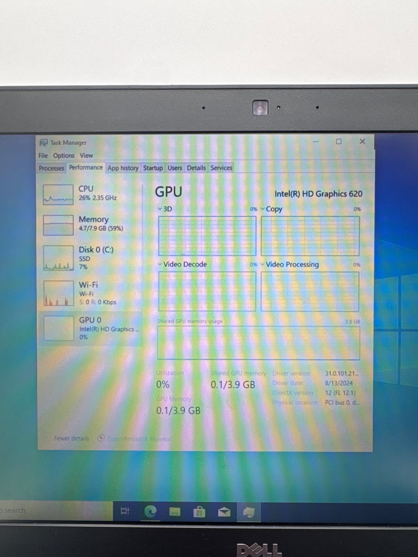 Dell Latitude 5480 14-inch Laptop Core i3-7100U 2.4Ghz 8GB 256GB Black