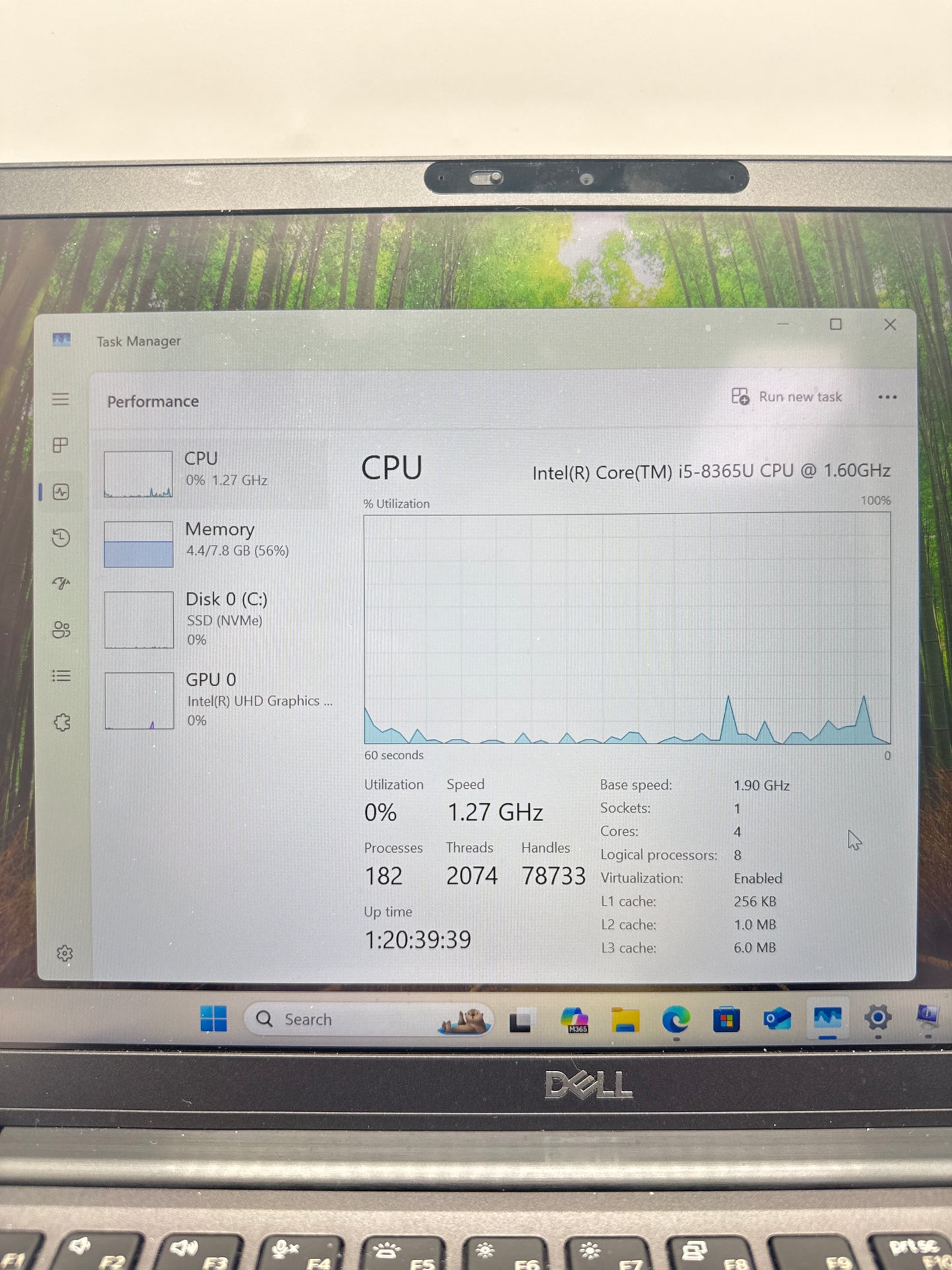 Dell Latitude 7400 14" Core i5-8365U 1.6Ghz 8GB RAM 256GB Black