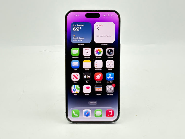 Apple iPhone 14 Pro Max 128GB Deep Purple Unlocked Service Battery For Parts