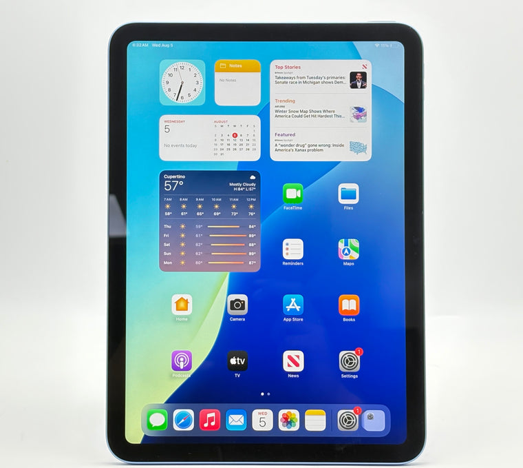 Apple iPad 10th Gen A2696 64GB Wi-Fi Blue