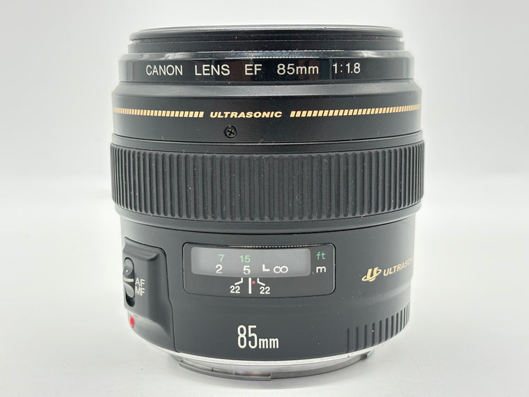Canon EF 85mm f/1.8 USM Portrait Prime Lens Black
