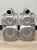 JVC SP-MXGT88 Silver Speakers Pair Tested Used image 1