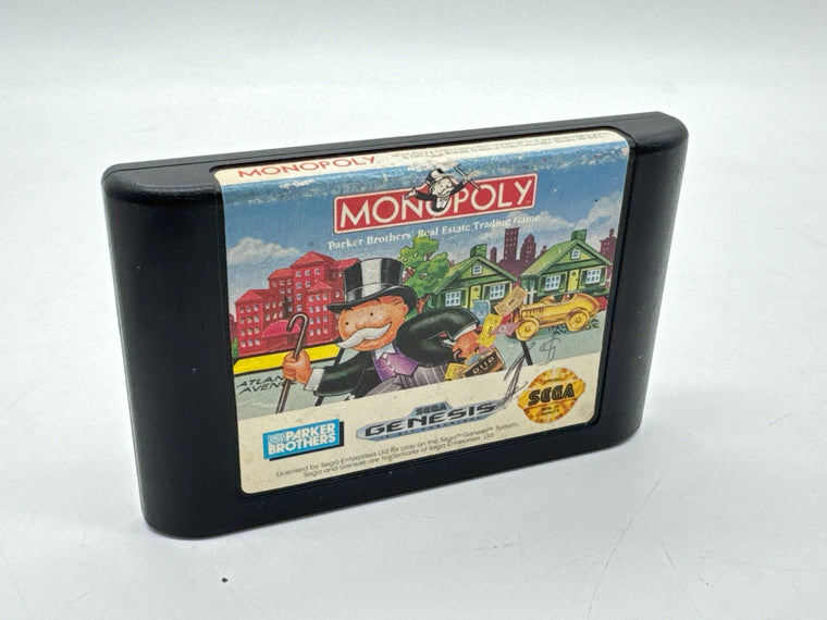 Monopoly Parker Brother's Real Estate Trading Game (Sega Genesis, 1992)