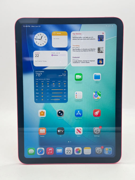 Apple iPad 10th Gen A2696 64GB Wi-Fi Pink Used