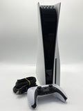 Sony PlayStation 5 Disc Edition CFI-1015A 825GB White Console w/ Controller image 1