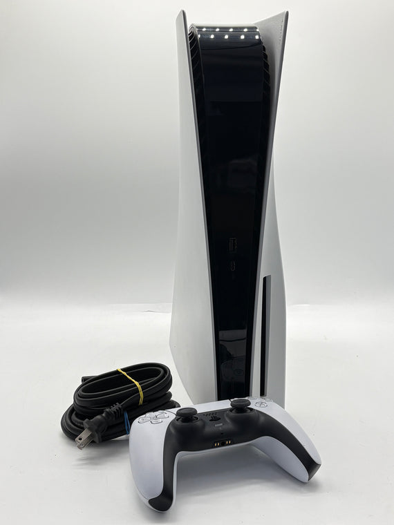 Sony PlayStation 5 Disc Edition CFI-1015A 825GB White Console w/ Controller