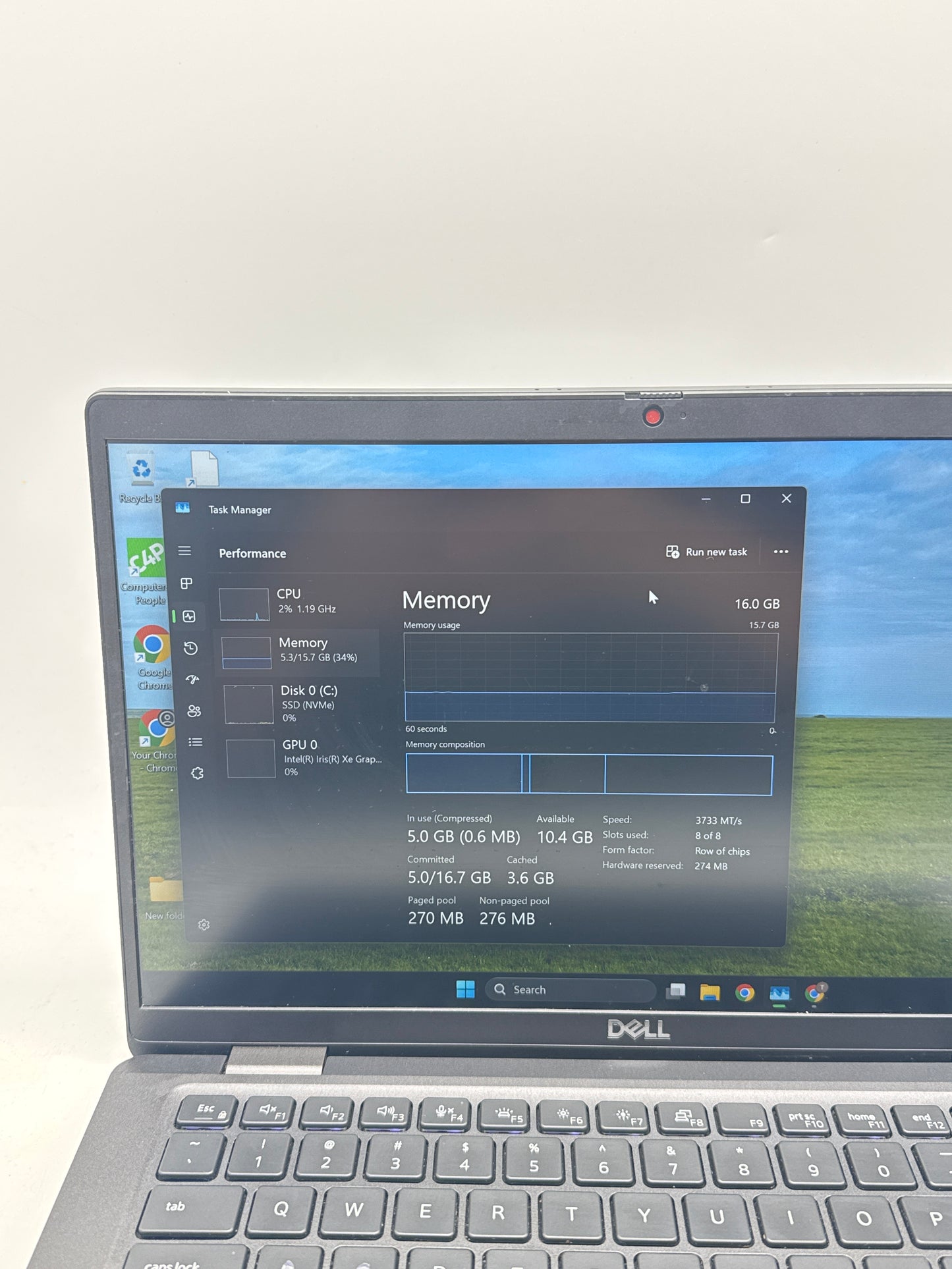 Dell Latitude 7320 13.3-Inch Laptop Core i7-1185G7 3.00Ghz 11th Gen 16GB 256GB Black