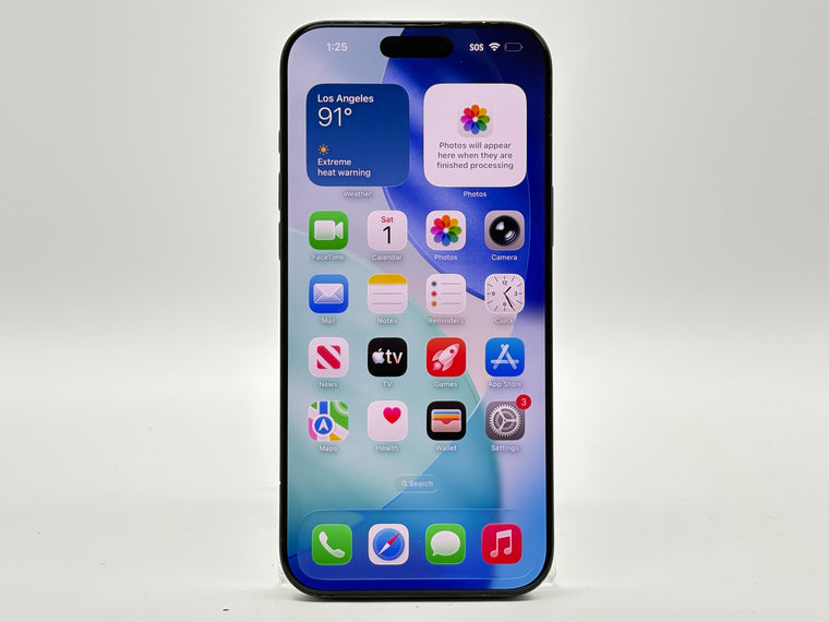 Apple iPhone 16 Pro Max 256GB Black Titanium Unlocked 86% BH