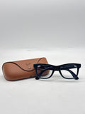 Ray-Ban Meta Wayfarer RW4008 Large Shiny Black Clear Smart Glasses Used image 1