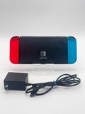 Nintendo Switch OLED HEG-001 Console 64GB Neon Red/Blue w/ OEM Charger image 3
