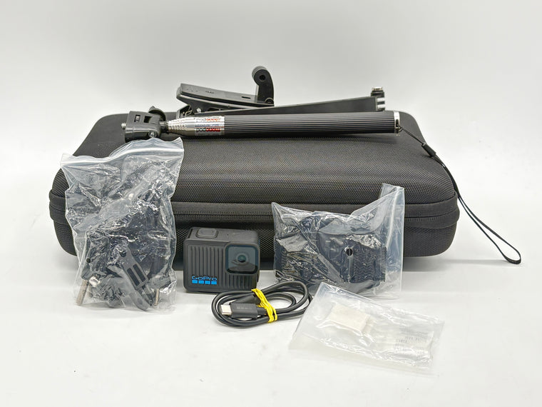 GoPro HERO 2024 AMFR1 4K Action Camera Black w/ Case & Accessories