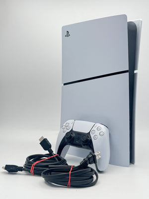 Sony PlayStation 5 Slim CFI-2115 825GB White Digital w/ Controller Used