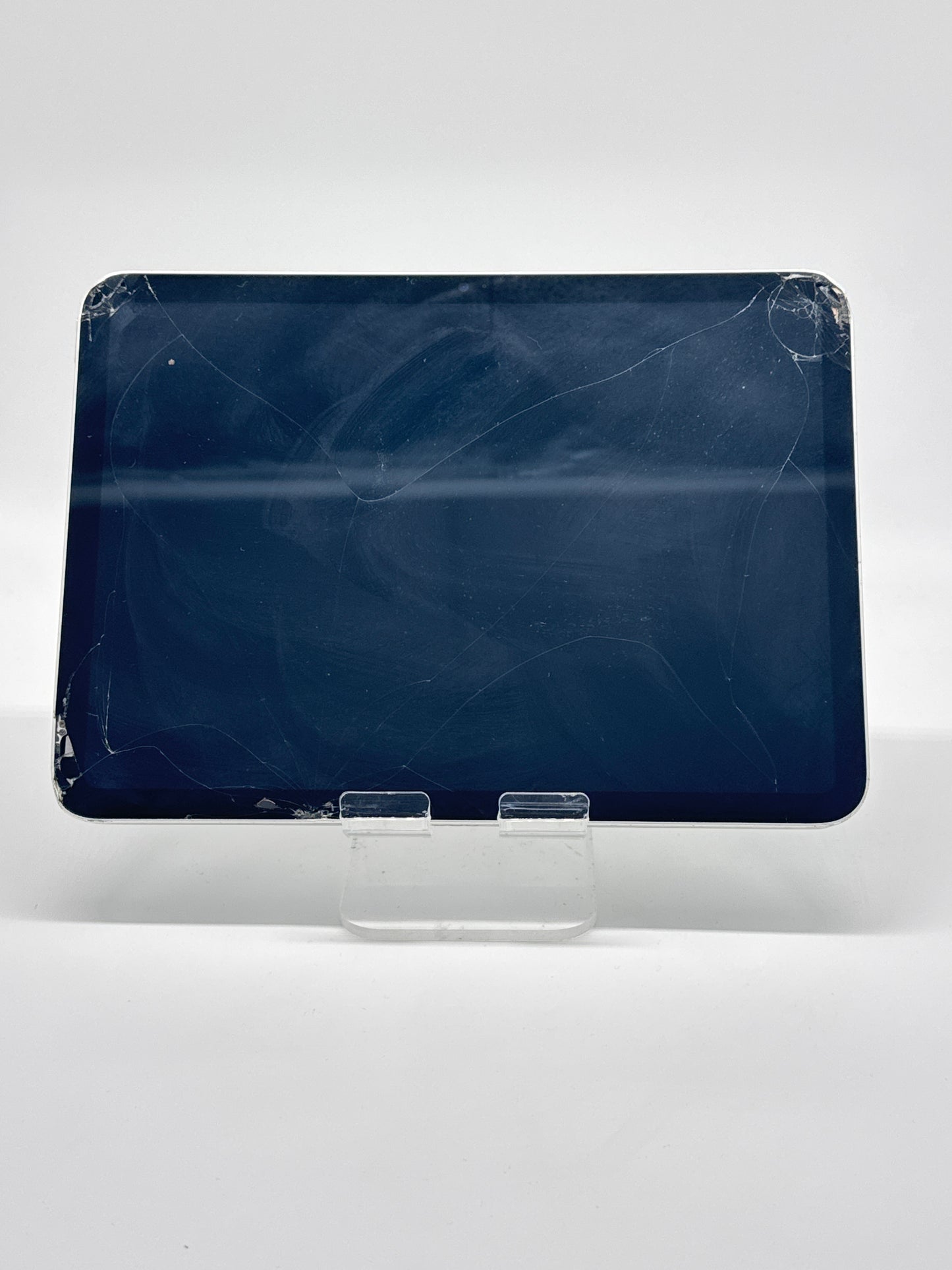 Apple iPad 10th Gen 64GB A2696 Wi-Fi Only Silver Cracked Screen Bad Digitizer Dents READ