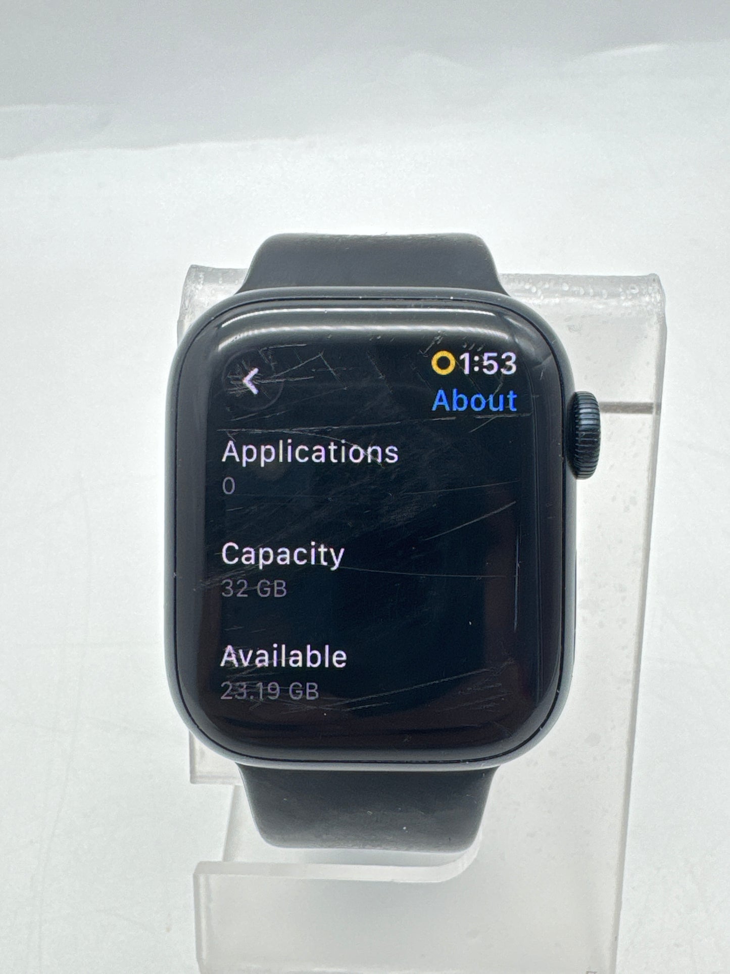 Apple Watch Series 7 A2473 GPS 41mm 32GB Midnight w/ Nike Sport Band