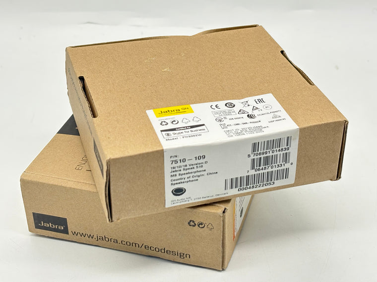 Jabra Speak 510 MS Bluetooth / USB Speakerphone Black Open Box