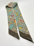 Gucci x Disney Donald Duck Silk Scarf 100% Authentic Twilly Bandeau image 1