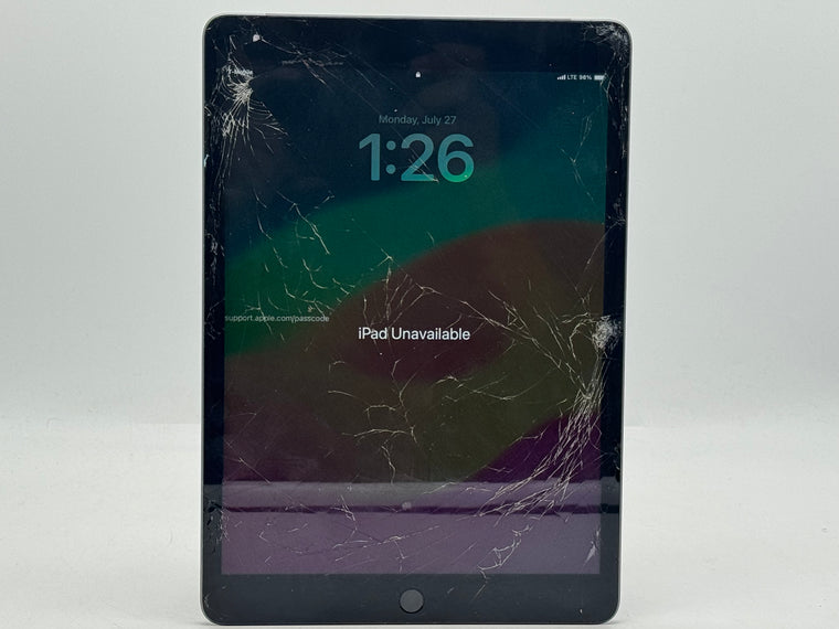 Apple iPad 9th Gen A2603 64GB Wi-Fi Space Gray Damaged Screen For Parts