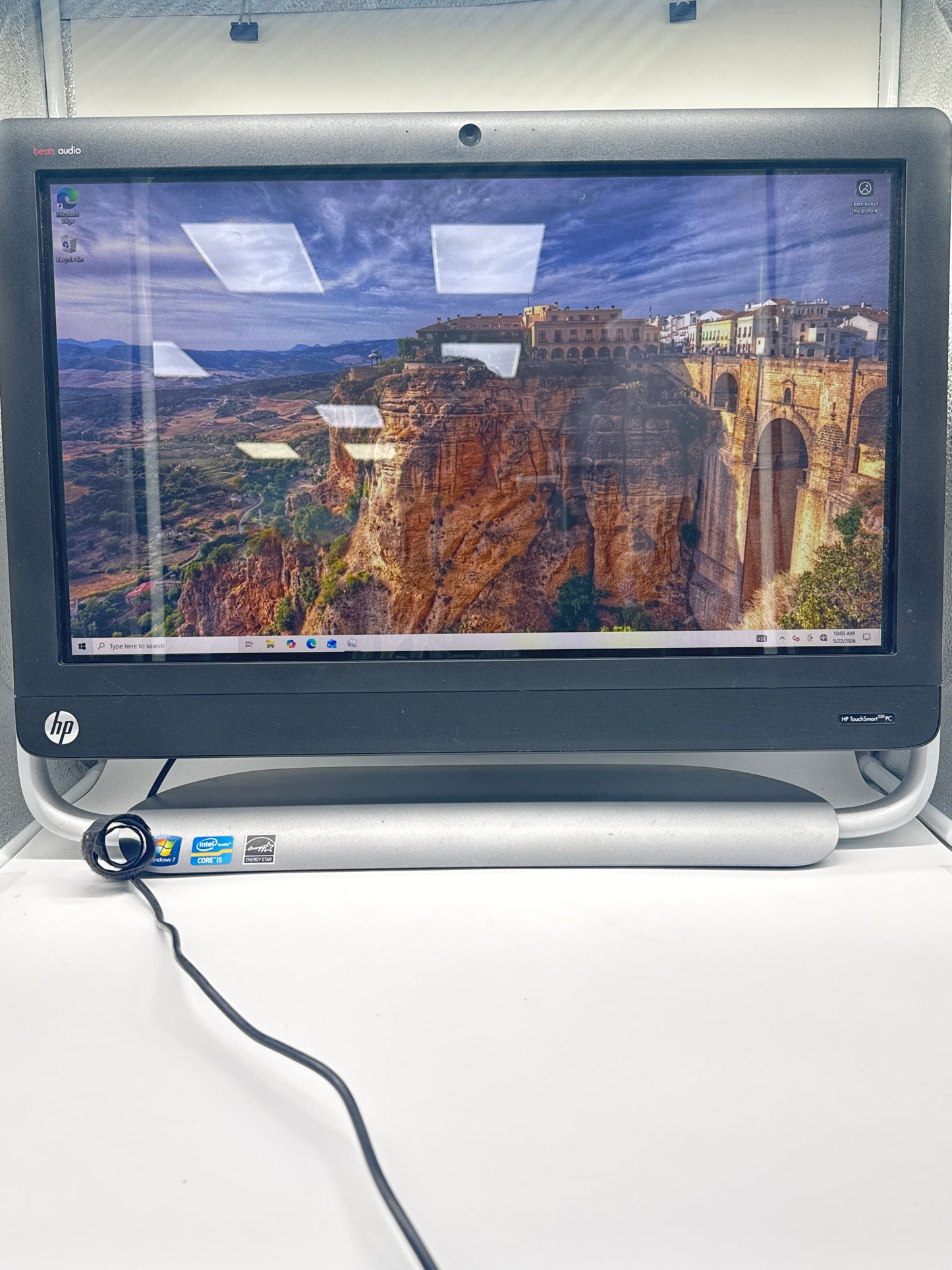 HP TouchSmart 520 PC All-In-One Desktop Intel Core i5-2400S 6GB RAM 1TB HDD