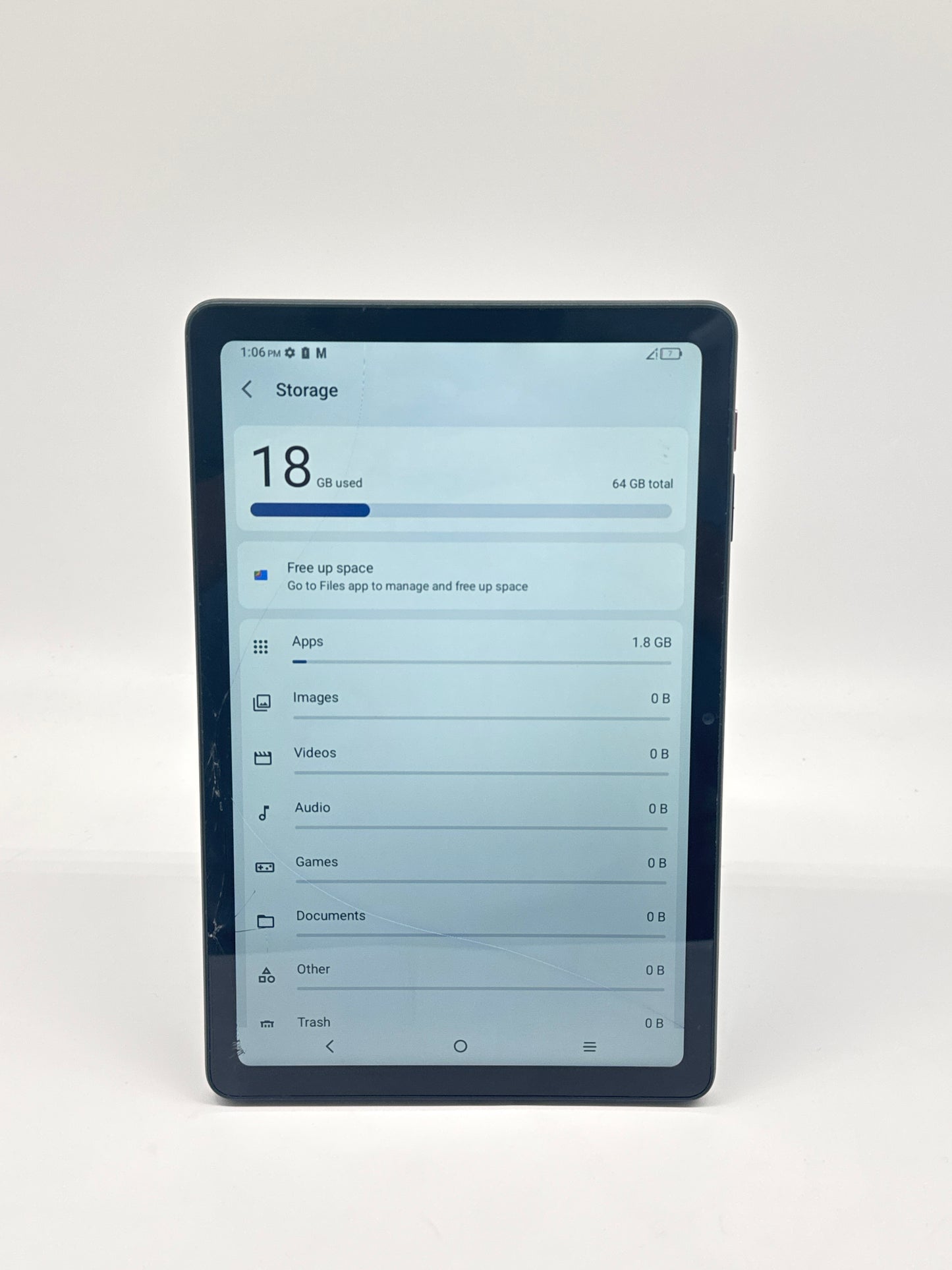 T-Mobile Revvel Tablet 4JEX 64GB Black WiFi Broken Screen