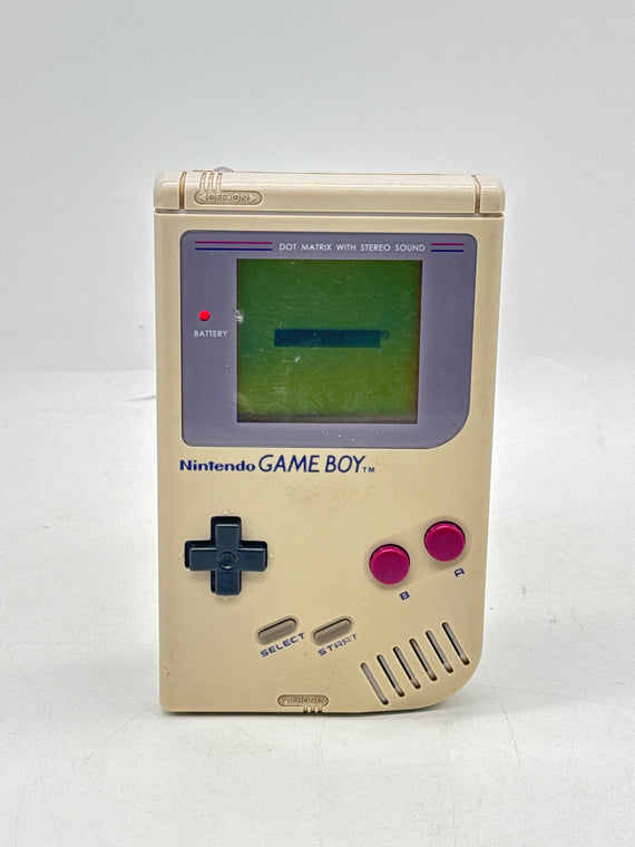Nintendo Game Boy DMG-01 White Handheld Console- Tested #28