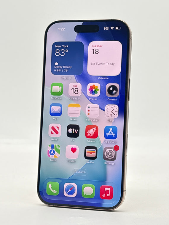 Unlocked Apple iPhone 16 Pro A3083 128GB Desert Titanium 88% BH  686 Cycle