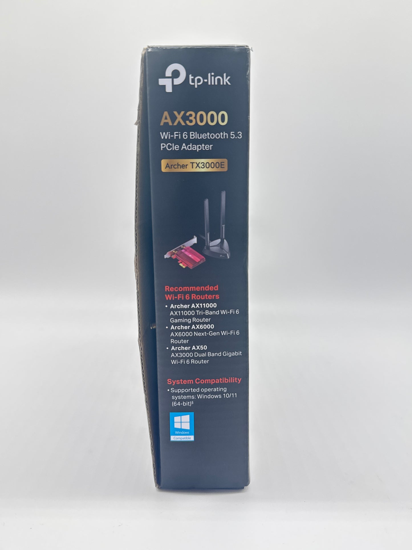 TP-Link AX300 TX3000E PCI WiFi + Bluetooth Card Black