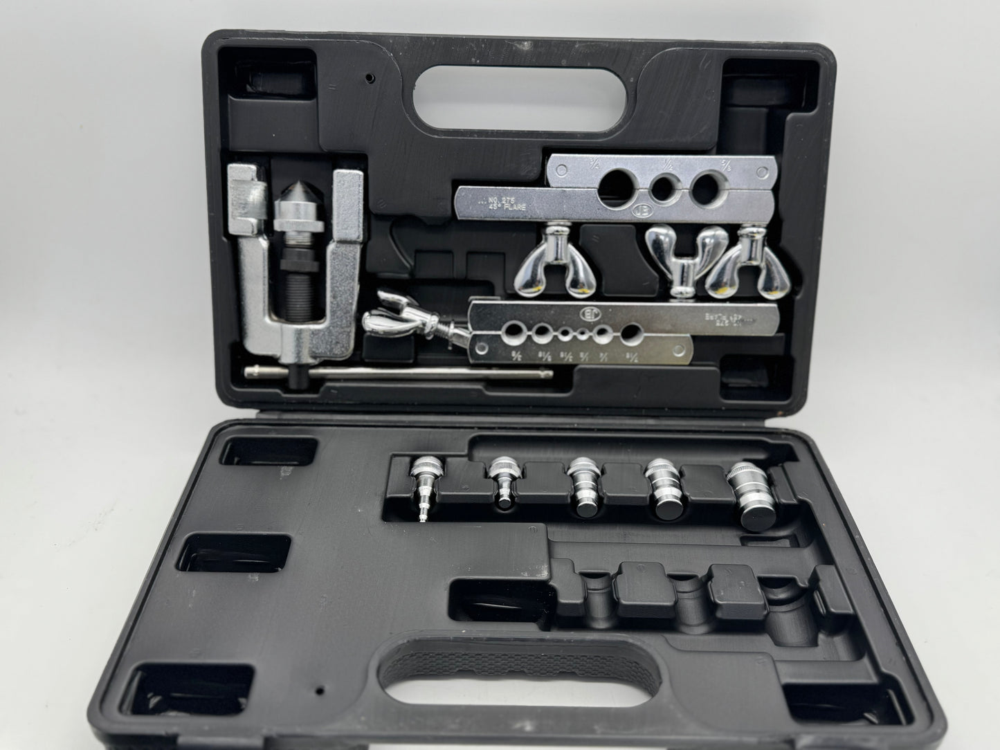 JB Industries T20275 40 Degree Flare Swage Tool Kit Black w/ Box Used