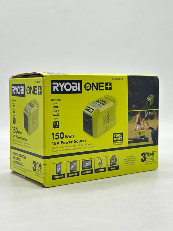 Ryobi ONE+ PCLBG07B 18V 150W Portable Battery Inverter Power Source New