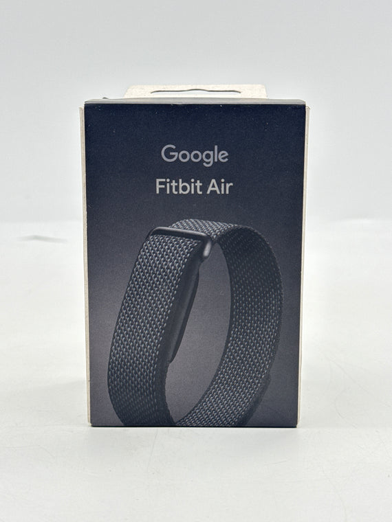 Google Fitbit Air GW9C8 Black Health and Fitness Tracker Band Obsidian Band w/ Box Used