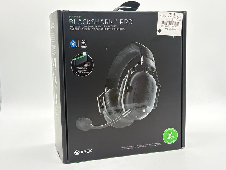 Razer BlackShark V2 Pro for Xbox Wireless Gaming Headset Black New