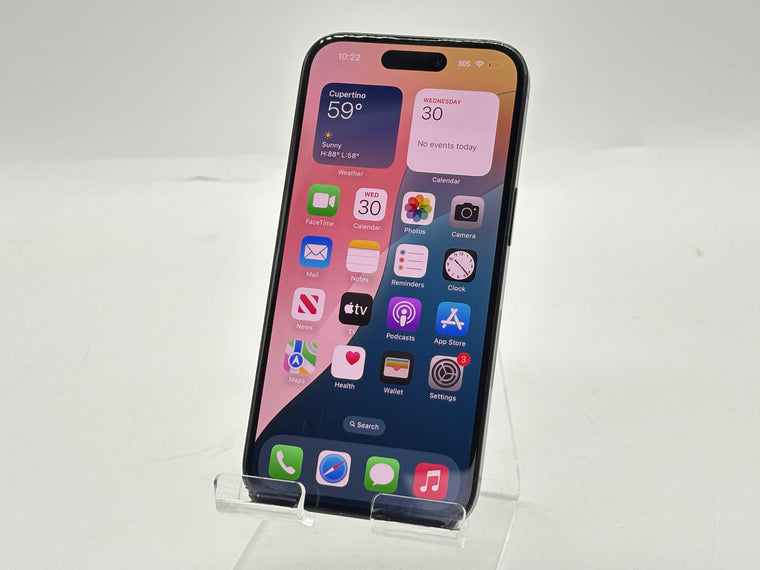 T-Mobile Apple iPhone 15 A2846 128GB Black 82%BH