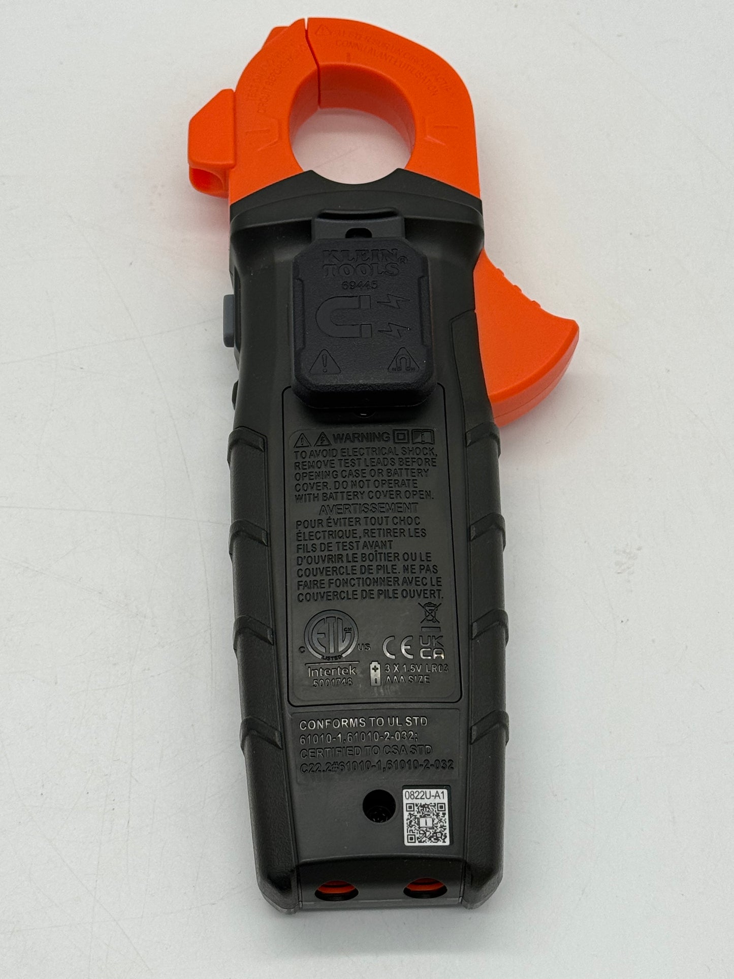 Klein Tools HVAC Clamp Meter Digital Multimeter Black Used With Box