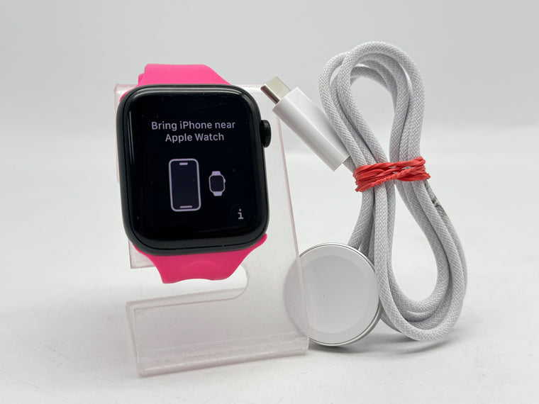 Apple Watch SE 2 A2723 44mm GPS Midnight Aluminum Nike Sport Band Used