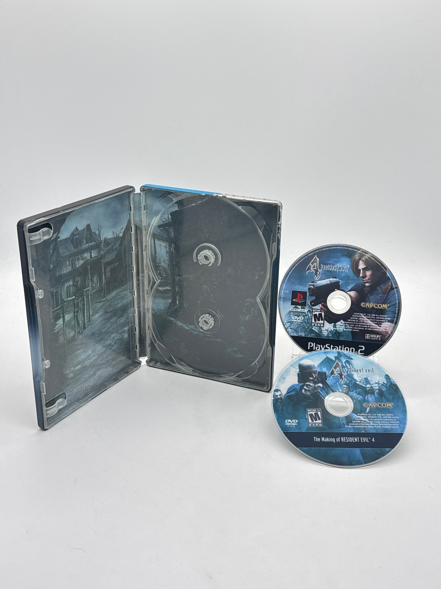 Resident Evil 4: Premium Edition Steelbook (PS2) CIB Complete Tested No Ada Cell