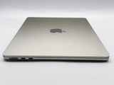 Apple MacBook Air 13" M3 A3113 16GB 512GB Starlight Damaged Screen For Parts image 2