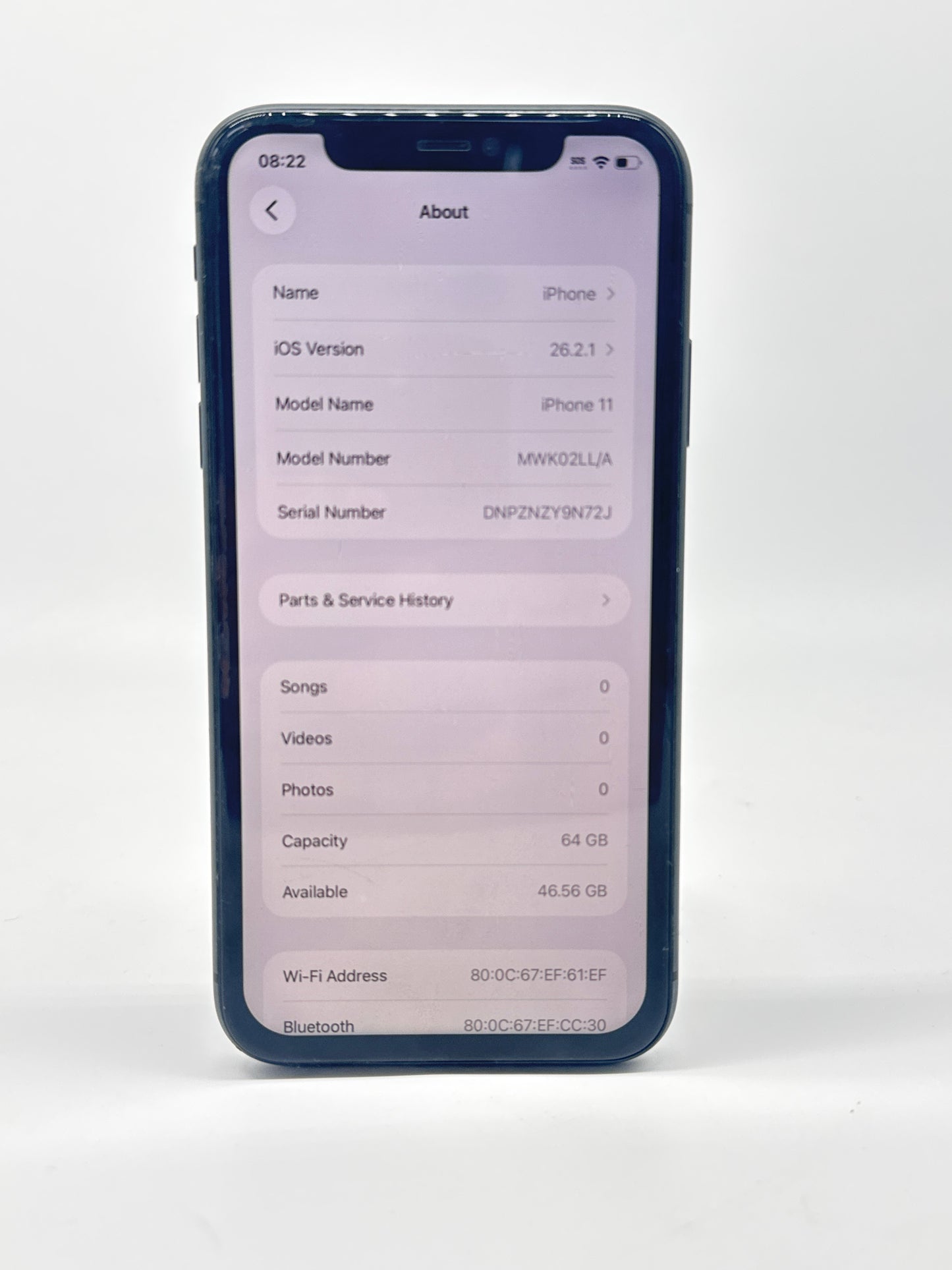 Unlocked Apple iPhone 11 64GB A2111 MWK02LL/A READ