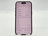 Verizon Apple iPhone 15 A2846 128GB Black 100%BH 1CC image 3