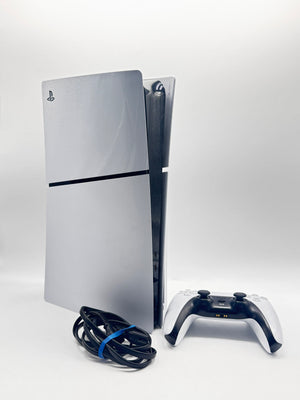 Sony PlayStation 5 Slim Disc CFI-2015 1TB White Console w/ Controller