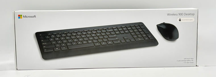 Microsoft Wireless Desktop 900 Keyboard & Mouse Combo Black New