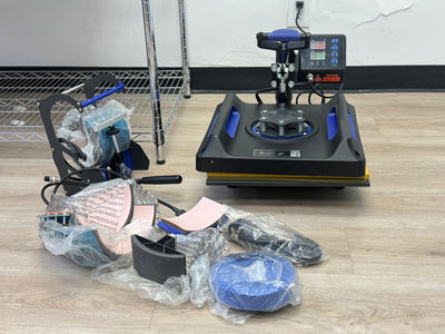 15x15 Heat Press 8-in-1 Bundle Kit ZHJ-38B