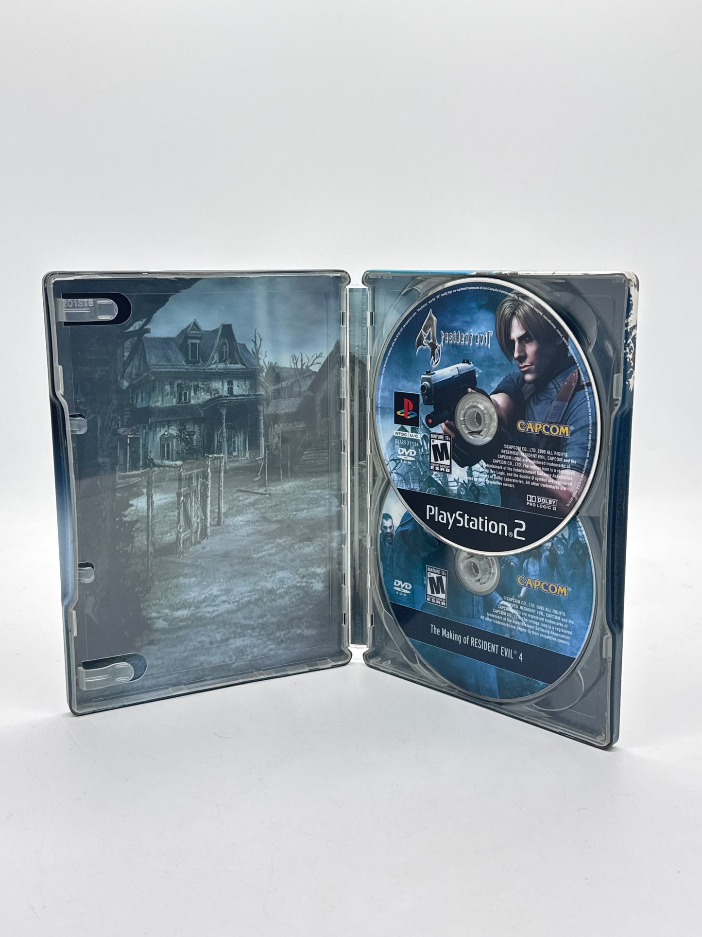 Resident Evil 4: Premium Edition Steelbook (PS2) CIB Complete Tested No Ada Cell