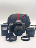 Canon EOS Rebel T8i 24.1MP Digital SLR DSLR Camera w/Bag & Accessories image 1
