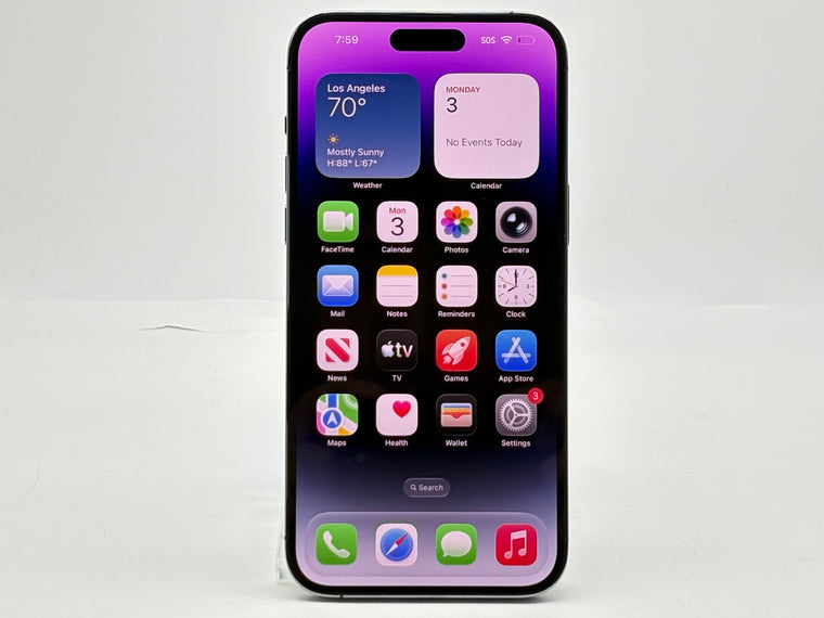 Apple iPhone 14 Pro Max 128GB Deep Purple Unlocked 86% BH
