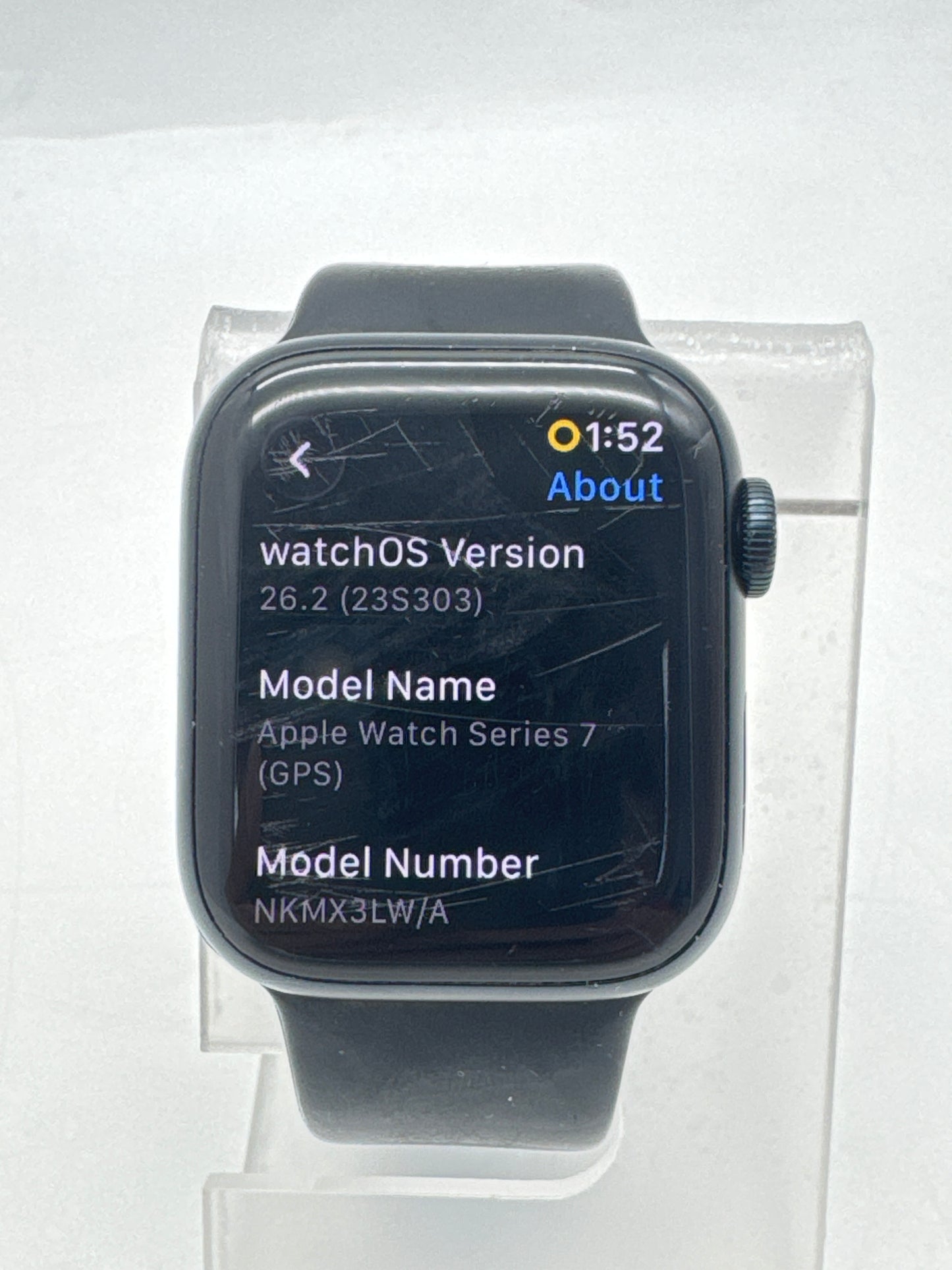 Apple Watch Series 7 A2473 GPS 41mm 32GB Midnight w/ Nike Sport Band