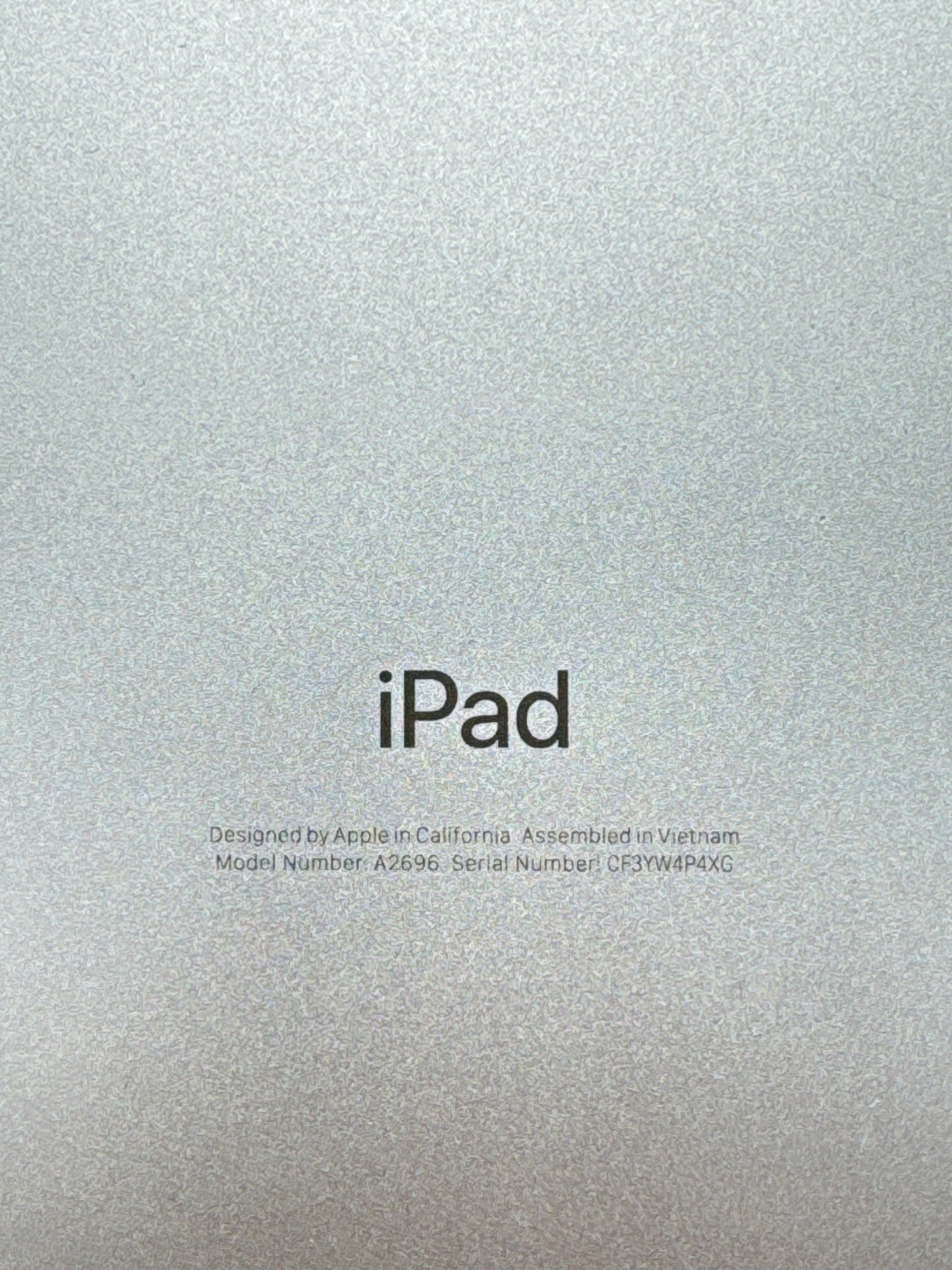 Apple iPad 10th Gen 64GB A2696 Wi-Fi Only Silver Cracked Screen Bad Digitizer Dents READ